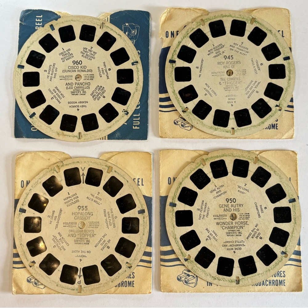 Vintage View-Master Reels Set